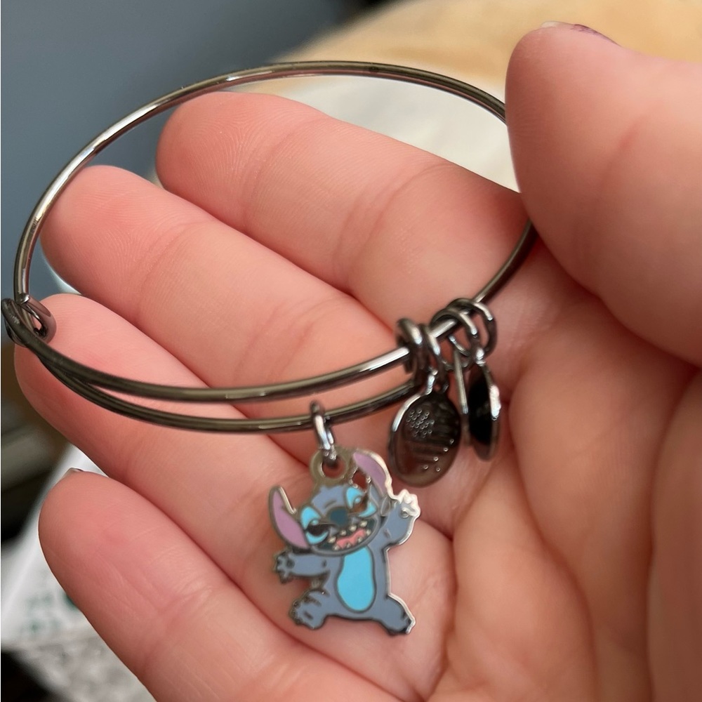 Authentic Alex and Ani Disney Stitch Bangle